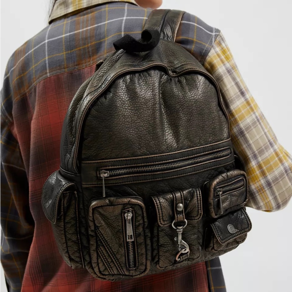 URBAN OUTFITTERS Silence + Noise Faux Leather Backpack